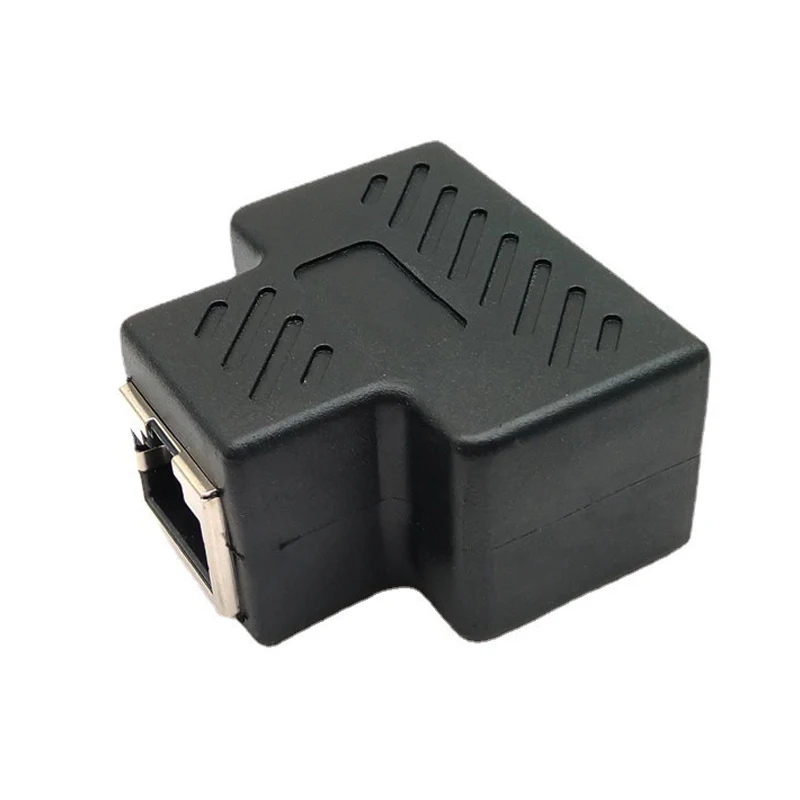 Разветвитель RJ45 соединители адаптер соединитель удлинитель женский от 1 до 2