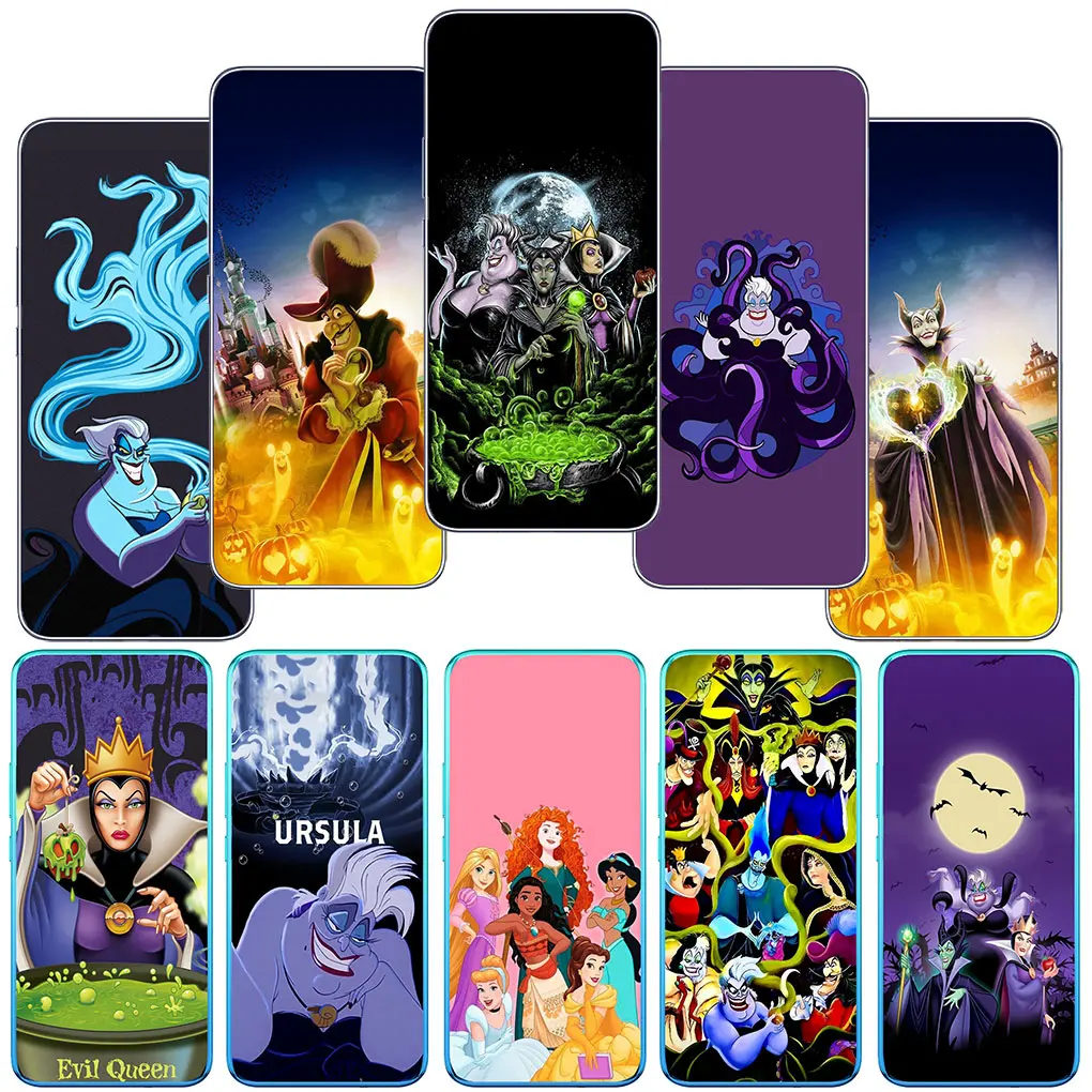 Чехол Maleficent Evil Villains Ursula для Motorola Moto G04 G71 G73 G32 G34 E7 E14 G7 G8 G9 G24 Power One Fusion Plus G52