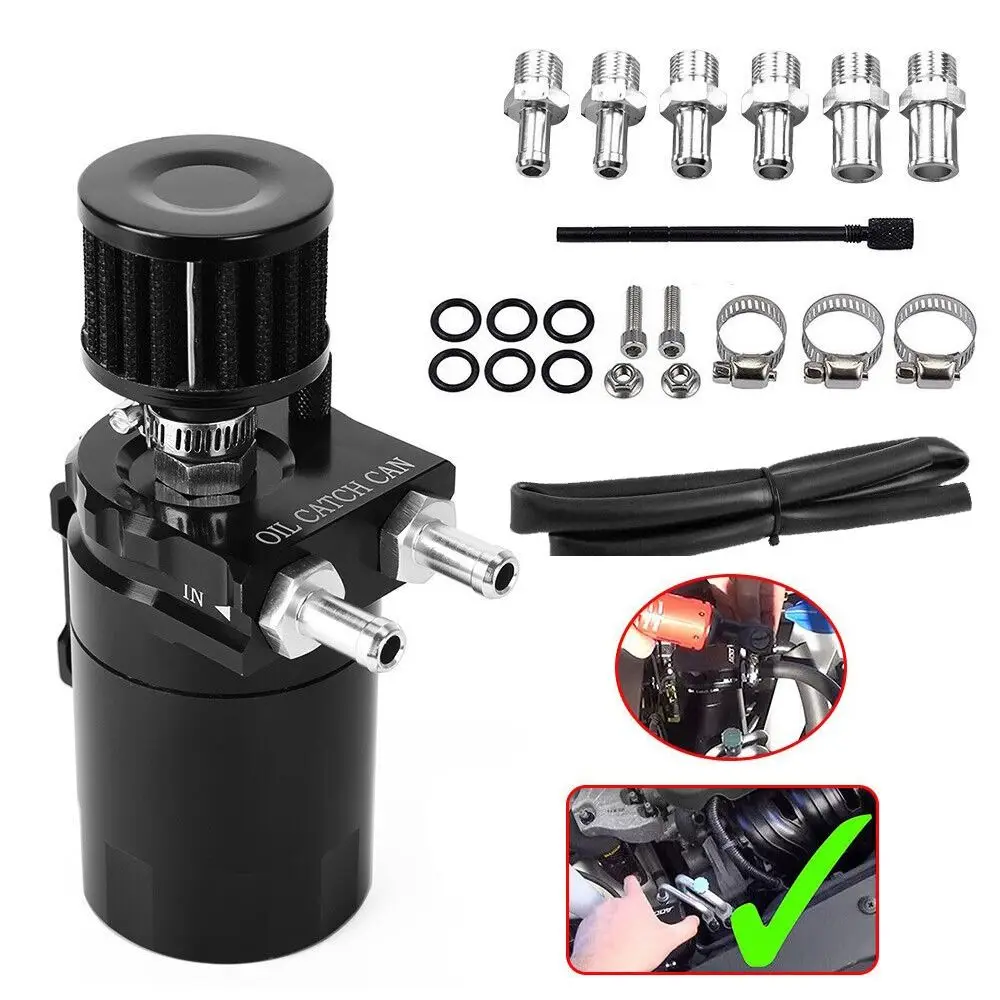 

Алюминиевый масляный сепаратор, набор фильтров для сливного масла, бензиновый резервуар 300 мл, сменный резервуар для дизельного топлива