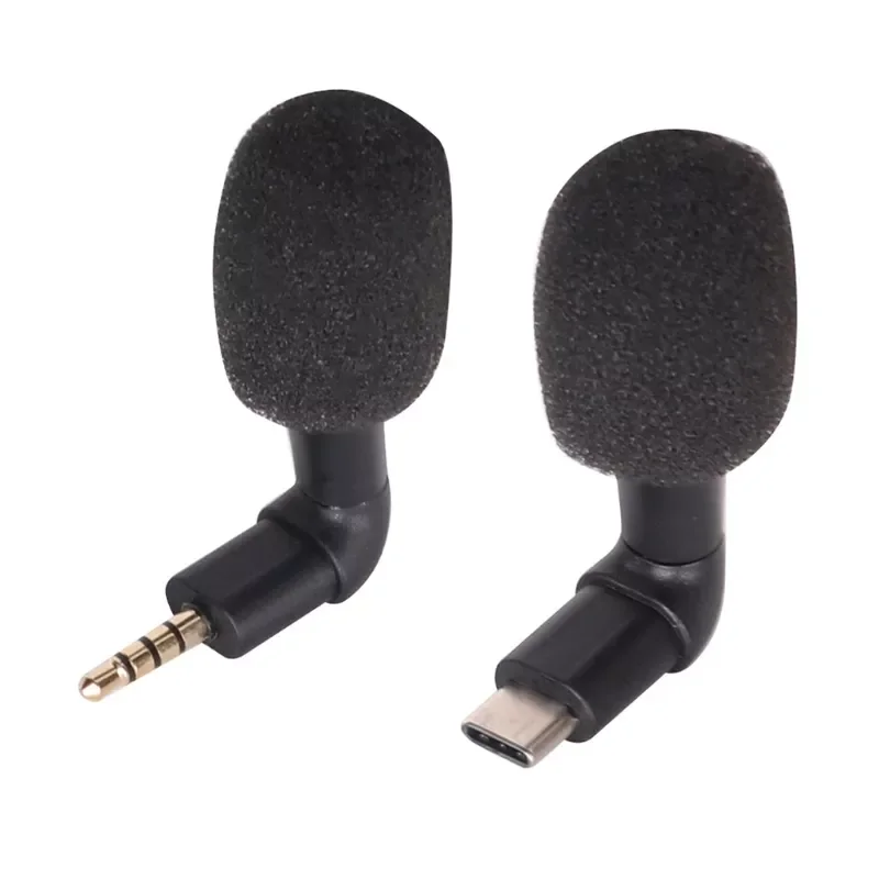 

A0NB Streaming Mic Rubber Microphone Game Props Vocal Recording Applications Widely Use for Vlog Video Live Streaming Kits