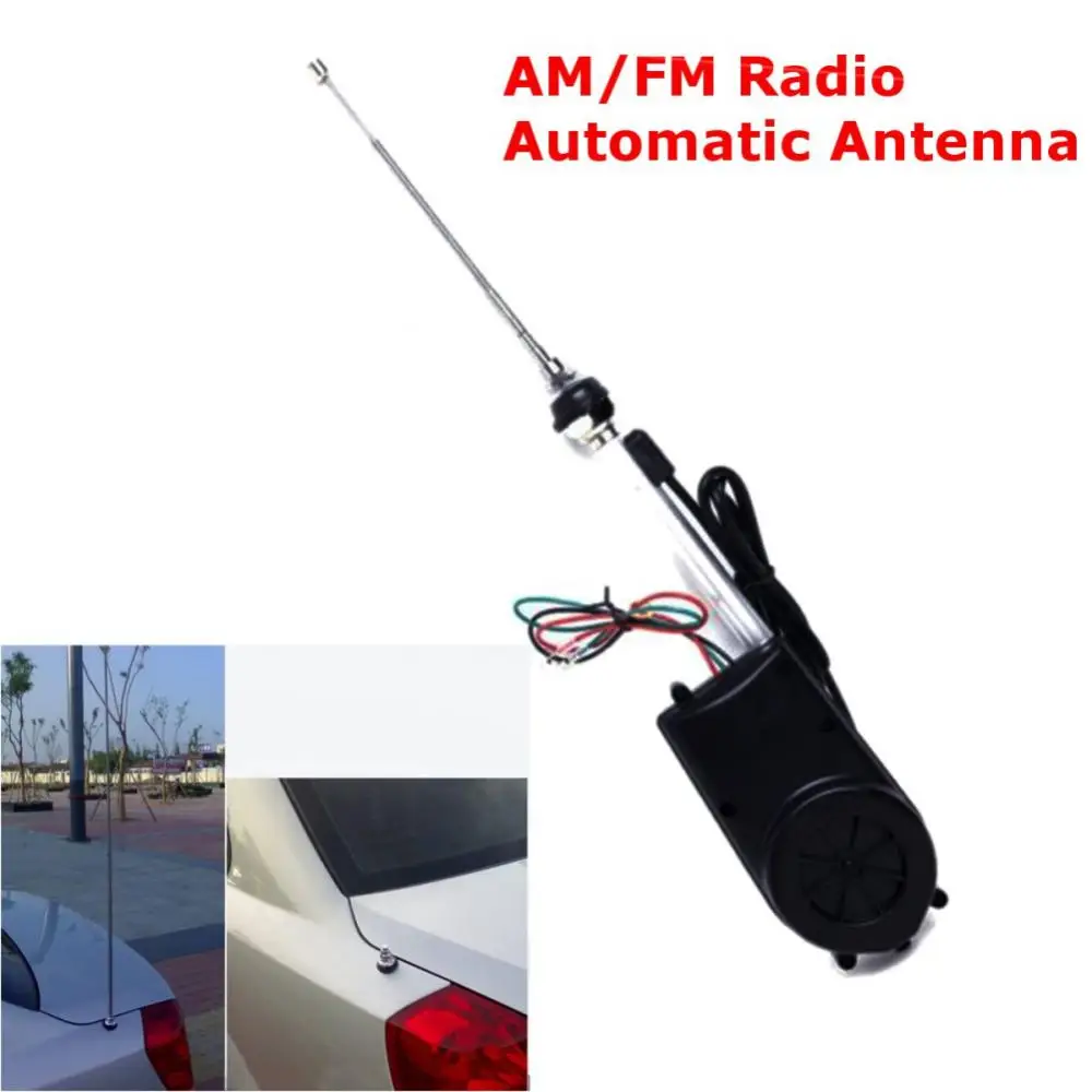 

Antenna Car Auto Vehicle FM Electric Aerial Radio Enhance Automatic Booster