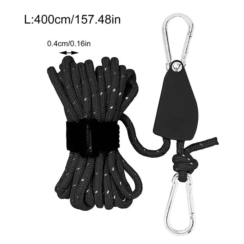 Шнур для кемпинга регулируемый водонепроницаемый светоотражающий шнур палатки