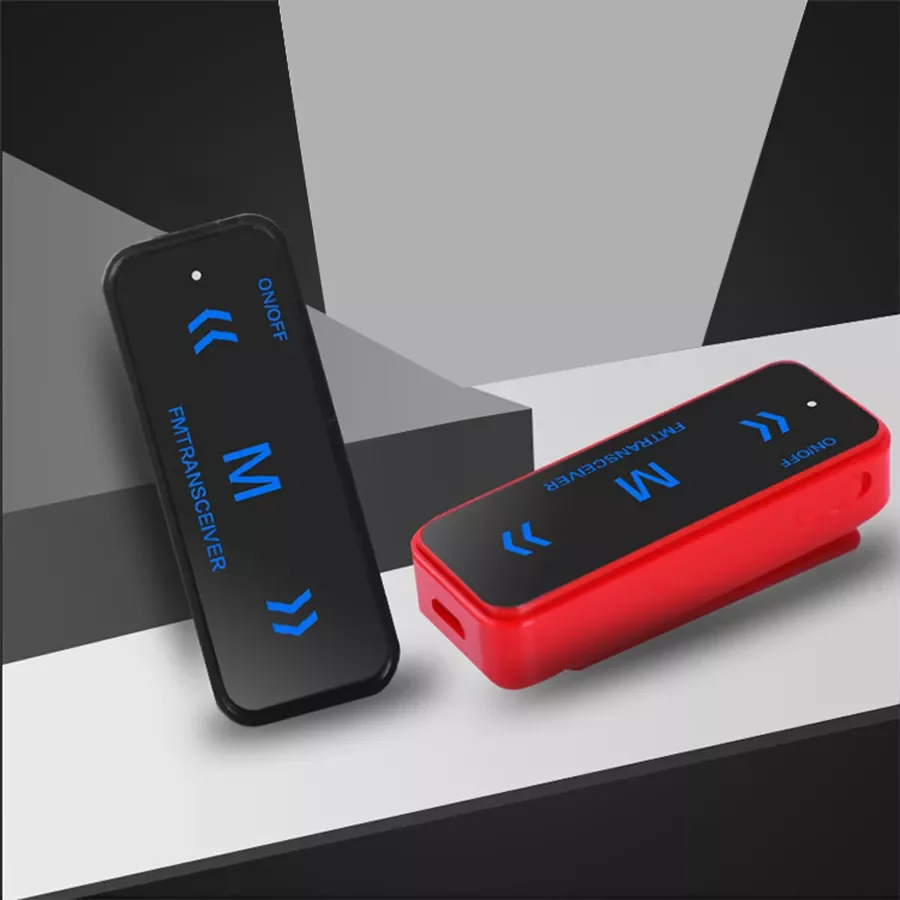 2PCS Mini Walkie Talkie 3W 400-470MHz 2-Way Radio Transceiver Earpiece Headset Earmuff USB charging two way walkies-talkies