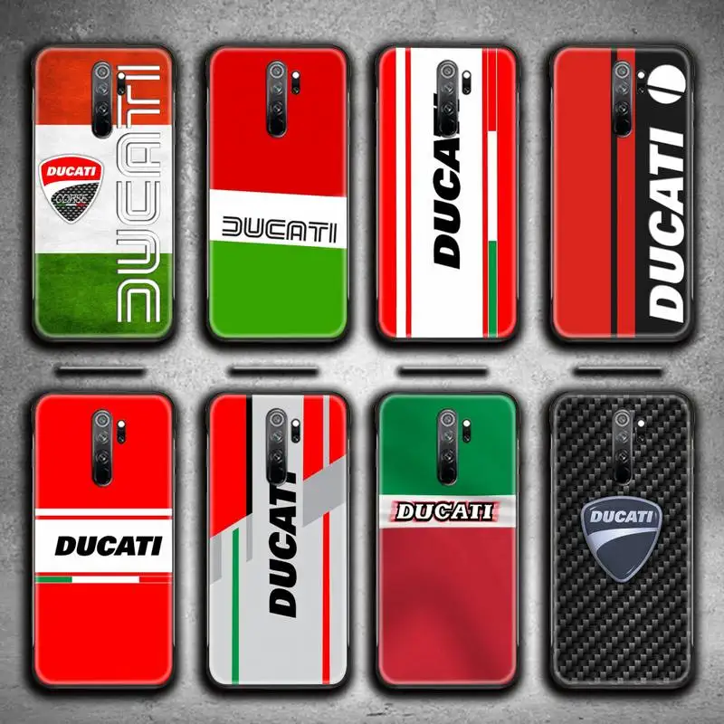 

MOTORCYCLE Italy Phone Case For Redmi 9A K20 K30 K40 Note 11E 11S 11 10 9 Pro Silicone Soft Cover DESIGN-DUCATIES