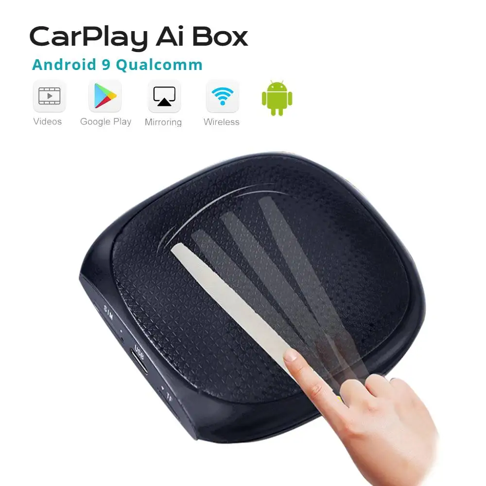 

4G+64G Car Carplay Ai Box Smart Wireless Carplay Mini Box Octa Core Apple Android For Volvo Ford VW Kia Carplay Box