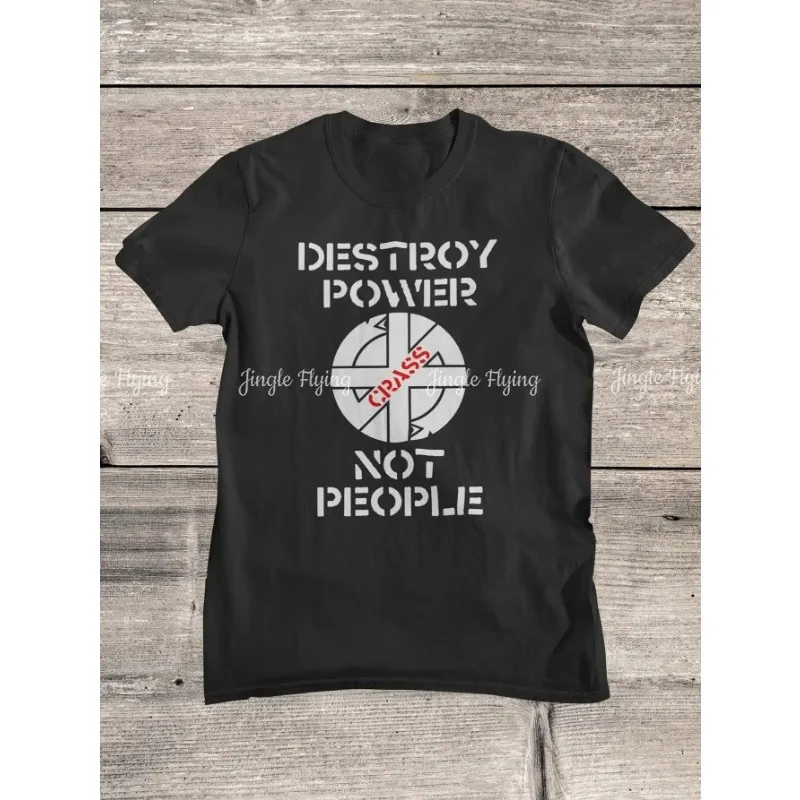 Футболка Crass Punk Band Destroy Power Hardcore