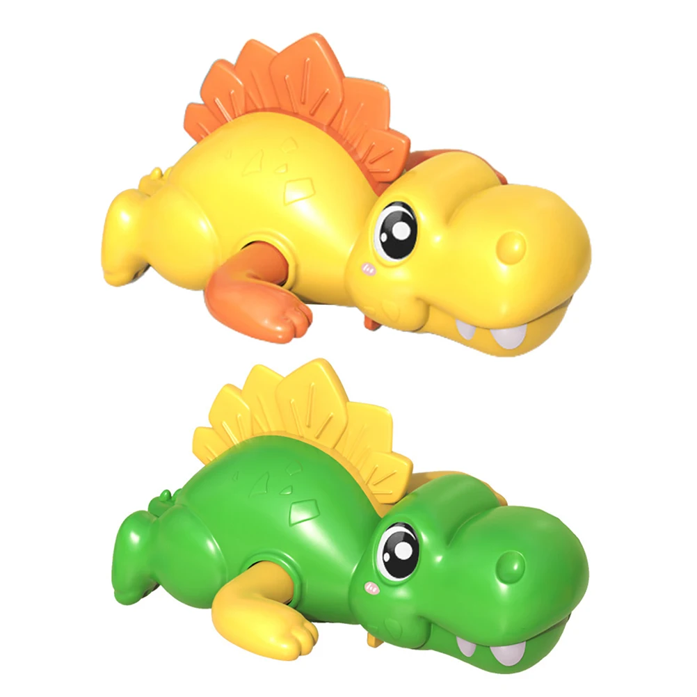 

Baby Bathing Shower Toys Water floating Wind-up Dinosaur Kids Swimming Game Clockwork Rowing Toys Bathtub Toys For Baby Gifts