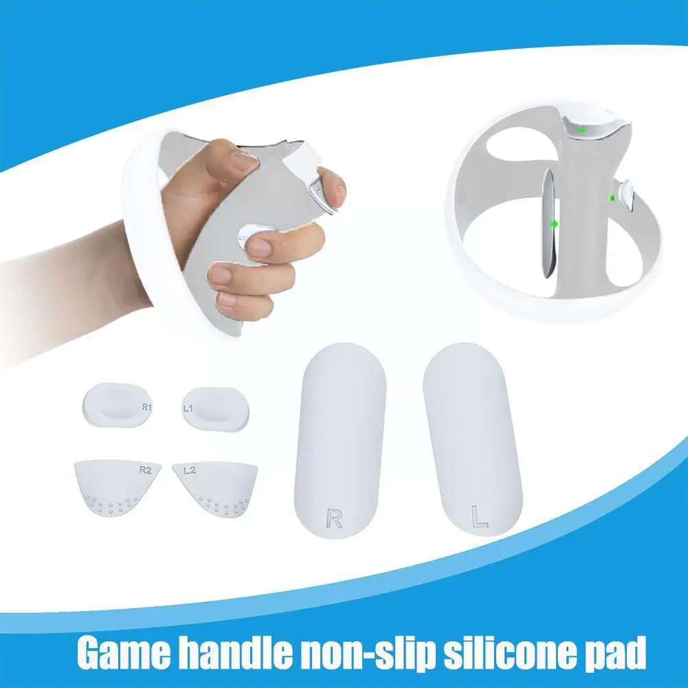 

Applicable For PS5 VR2 Game Handle Anti-slip Silicone Pad PSVR2 Handle Handle/key Protection Pad TP5-2512 I7B2
