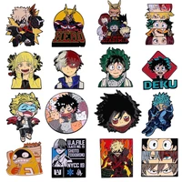 my hero academia enamel pin brooch cute anime badges lapel pins for backpacks brooches fashion jewelry accessories gifts