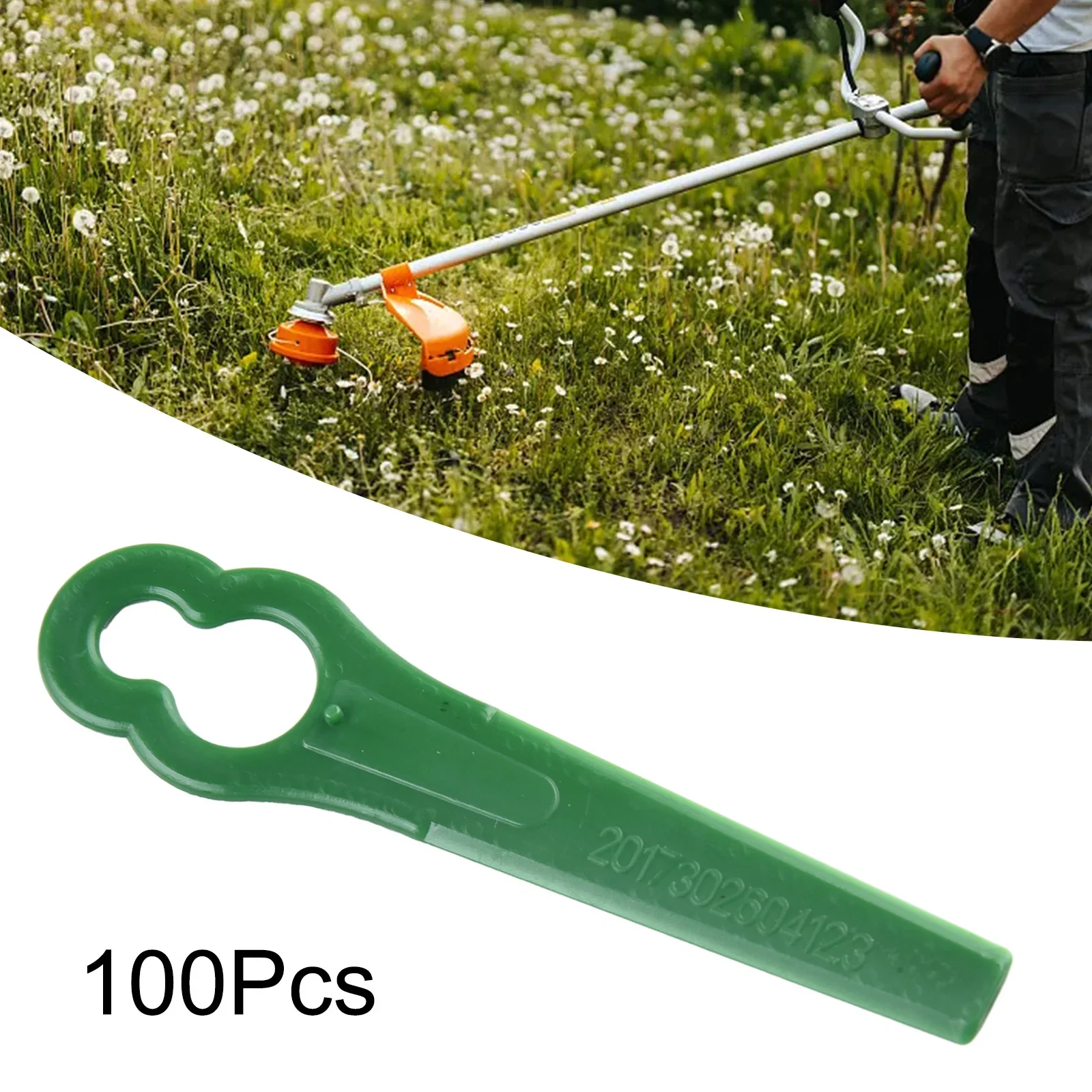 Сменные Пластиковые лезвия 100 шт. для Florabest LIDL FRTA 20 A1 Lidl IAN 282232 запчасти триммера