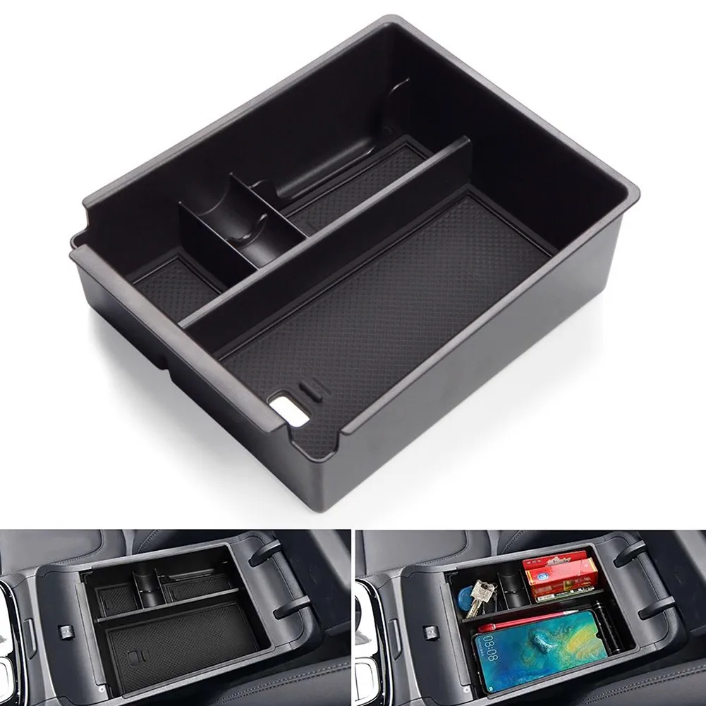 

1pcs Car Armrest Box Storage For Peugeot 3008 3008GT 5008 2017 2018 2019 2020 Central Console Storage Box Stowing Tidying