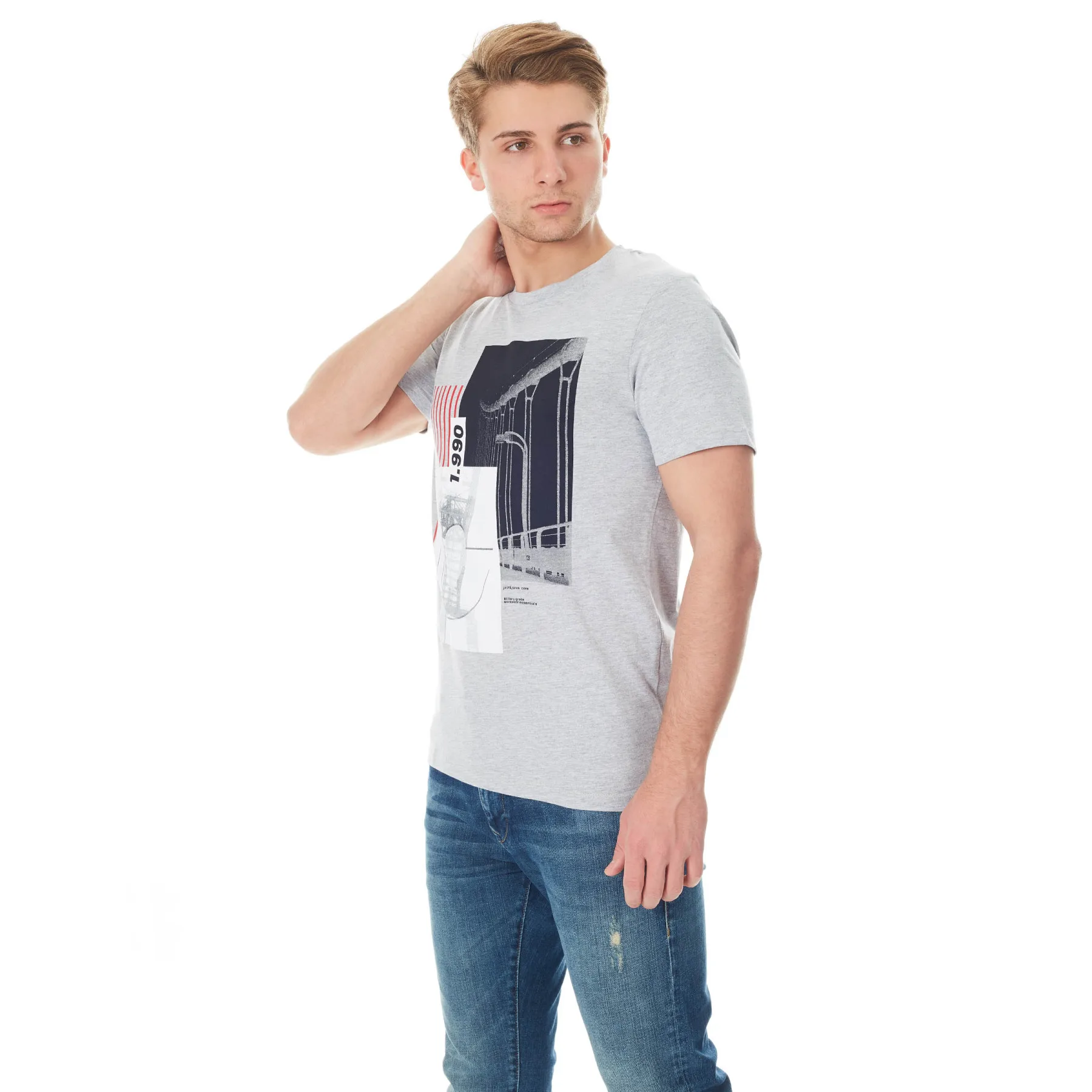 Джек и Джонс Core футболка мужские повседневные футболки 2020 уличная Рубашка с