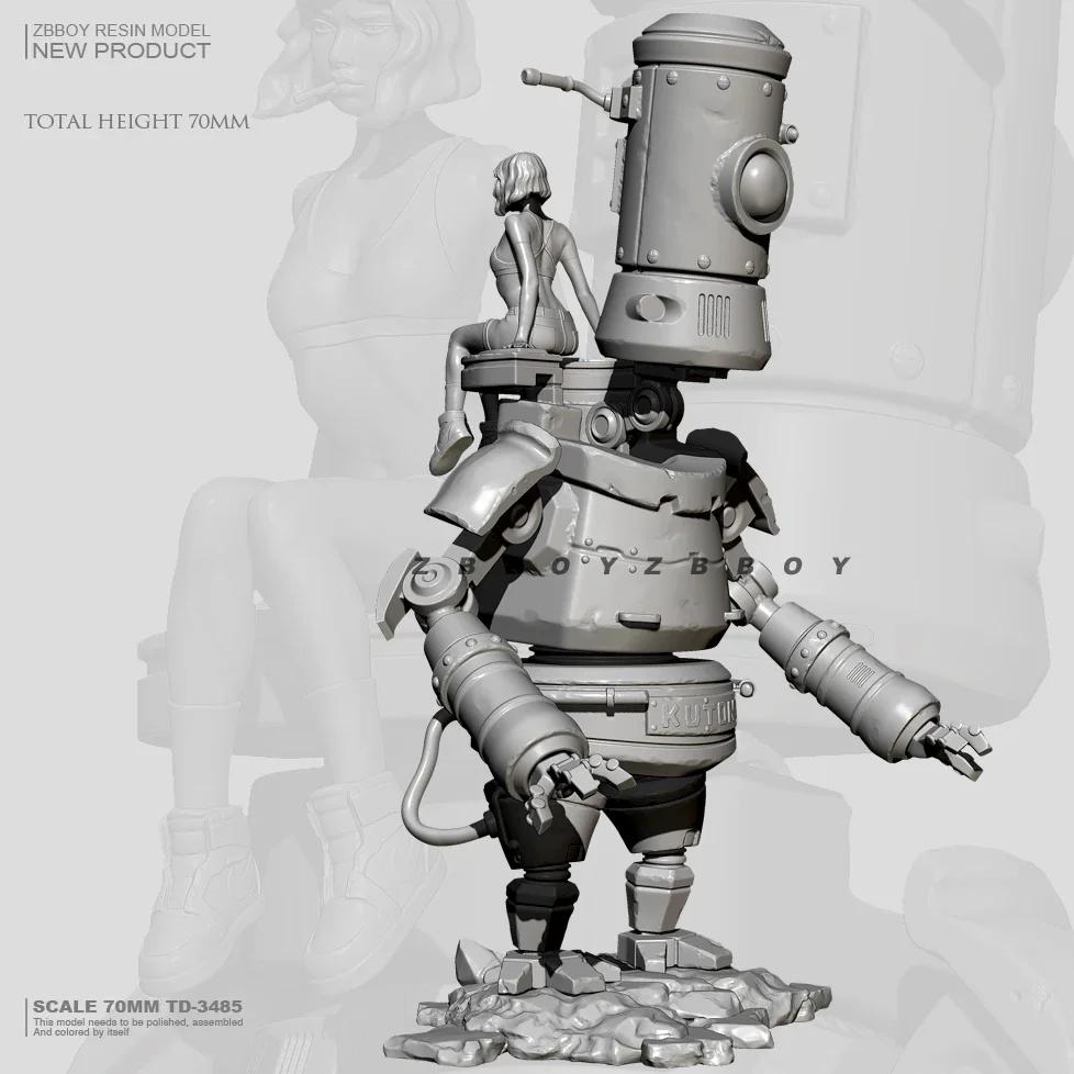 73 мм наборы моделей из смолы красота бесцветная и самособранная фотография