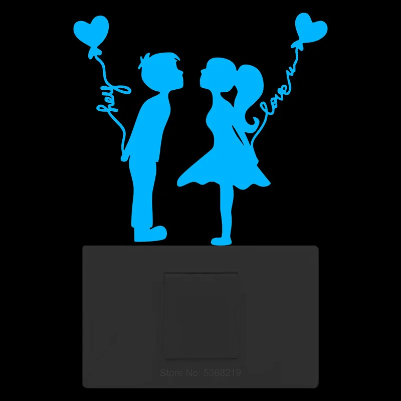 Виниловые наклейки для влюбленных