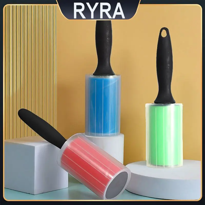 

New Material Pp+ Hot Melt Adhesive Paper Silicone Hair Remover 89g Convenient Clothes Lint Sticky Washable Felt Roller Brush