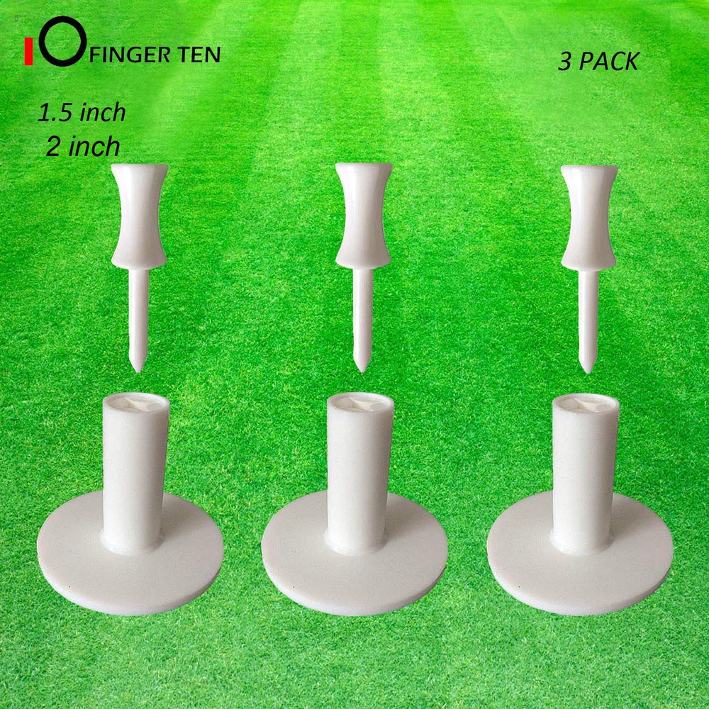 Holder Rubber Golf Tees Rubber Value 3 Pack Size 1.5
