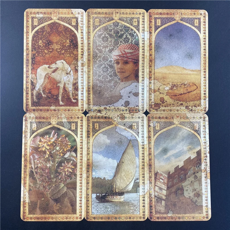 Old Arabian Lenormand Oracle Cards Tarot For Fate Divination Board Game Deck |