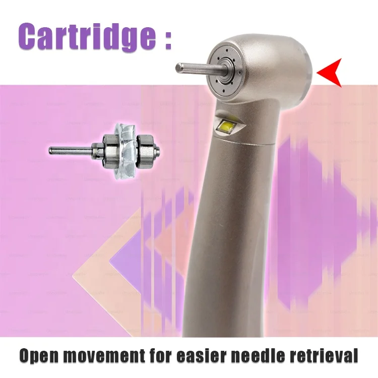 Den tal Tip Светодиодный электрогенератор Воздушная турбина Наконечник 4 распыления