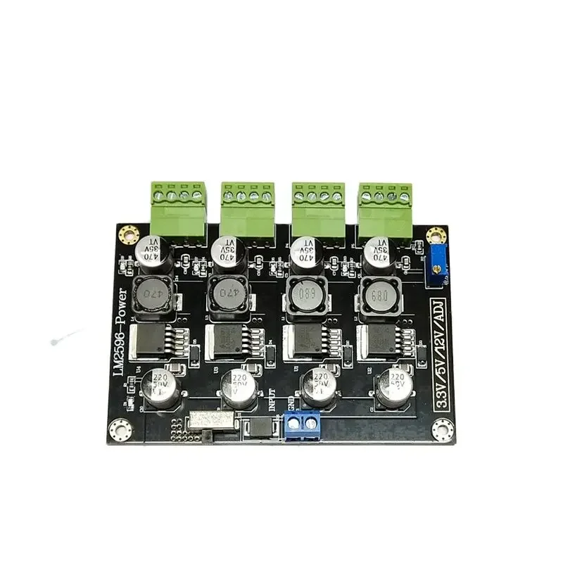 Мультиплексная импульсная мощность LM2596 3 В/5 В/12 В/ADJ регулируемая Выходная лампа