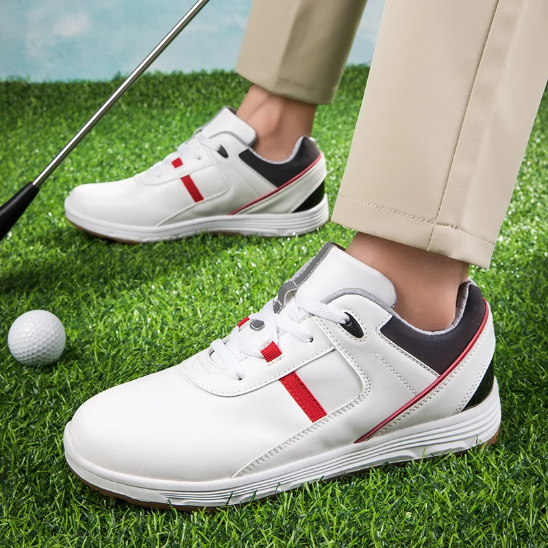 G981- Waterproof Men Golf Shoes Professional Lightweight Golfer Footwear Outdoor Golfing Sport Trainers Athletic Sneakers Brand
