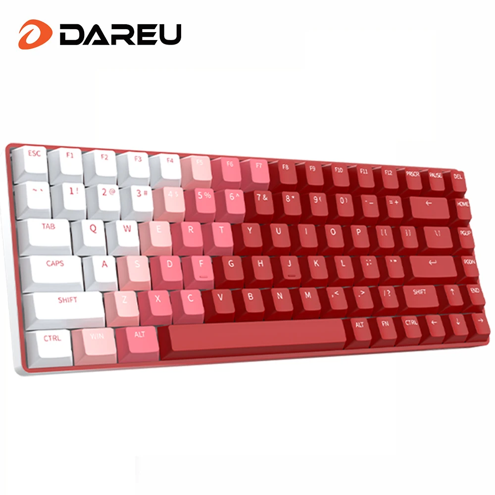 

DAREU Mechanical Keyboard 2.4Ghz Wireless BT Wired Tri-mode Connection Hot-swappable PBT Keycaps RGB Backlight for Office Games