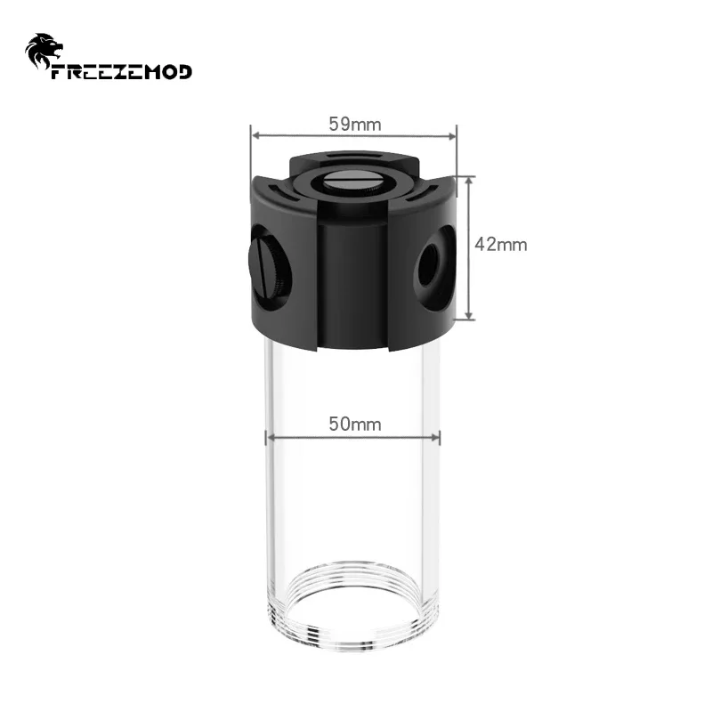 FREEZEMOD PC Резервуар водяного охлаждения Res OD50 мм акриловый цилиндрический