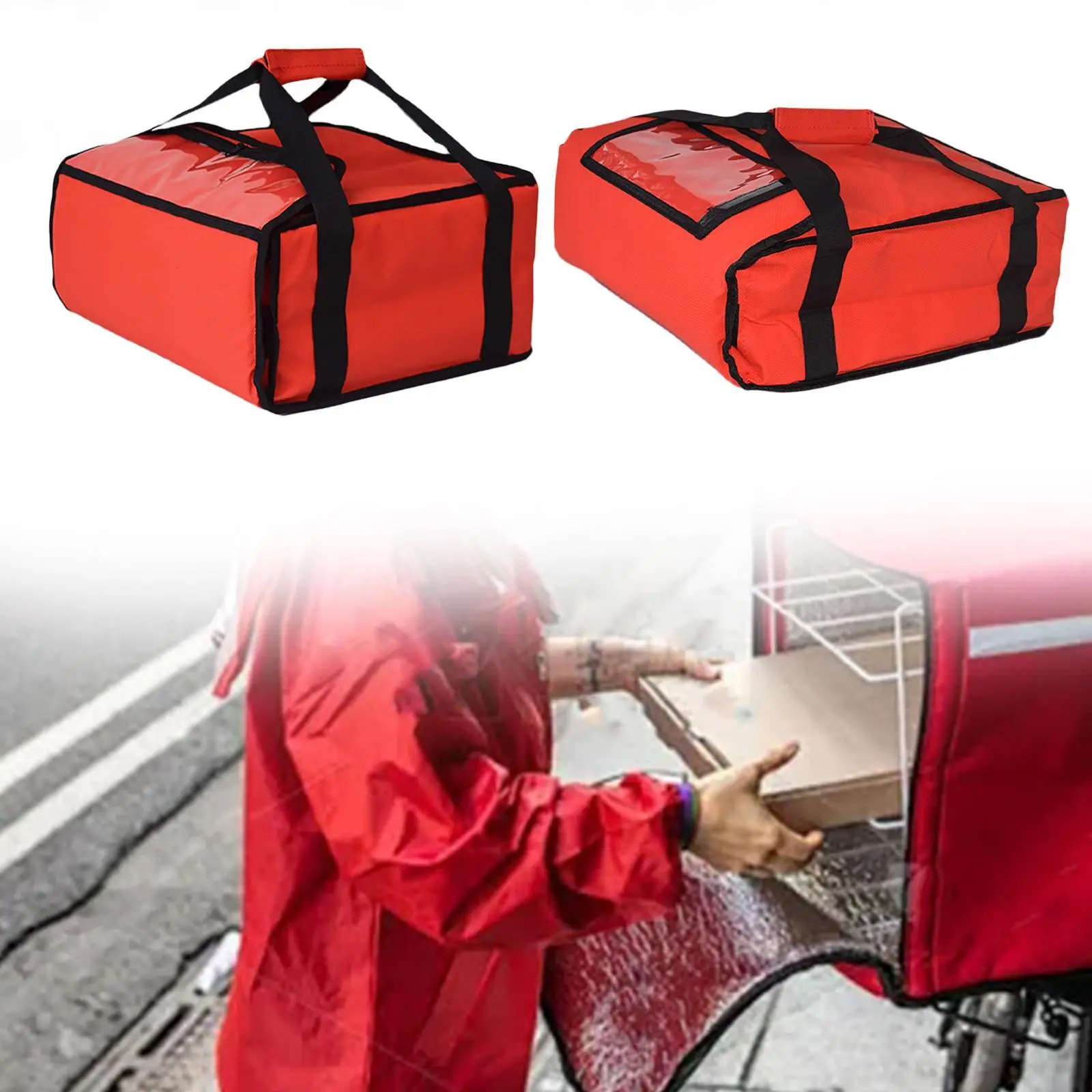 Сумка для переноски пиццы Delivey изолированная сумка подогреватель