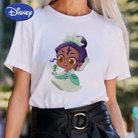 tiana princess afro american womens t shirt disney gothic top fashion summer short sleeve street vintage harajuku wholesale