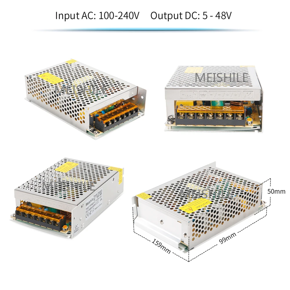 DC 5V 12V 24V 36V 48V 60V Switching Power Supply 2A 3A 4A 5A 8A 10A 15A 20A 25A 30A 40A 50A 60A 100A Transformer Adapter | Обустройство