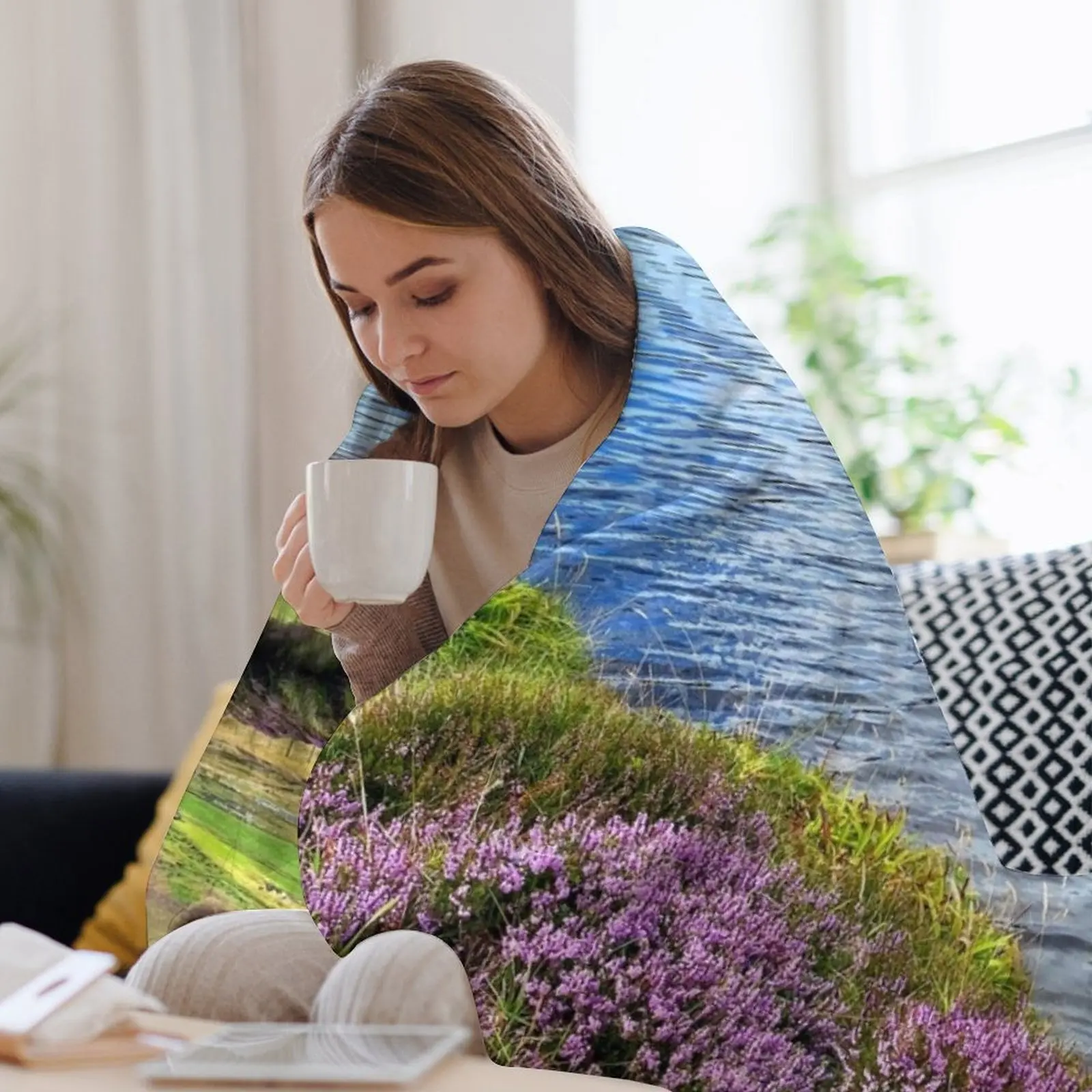 Plush одеяло Rackwick on the Orkney Island of Hoy