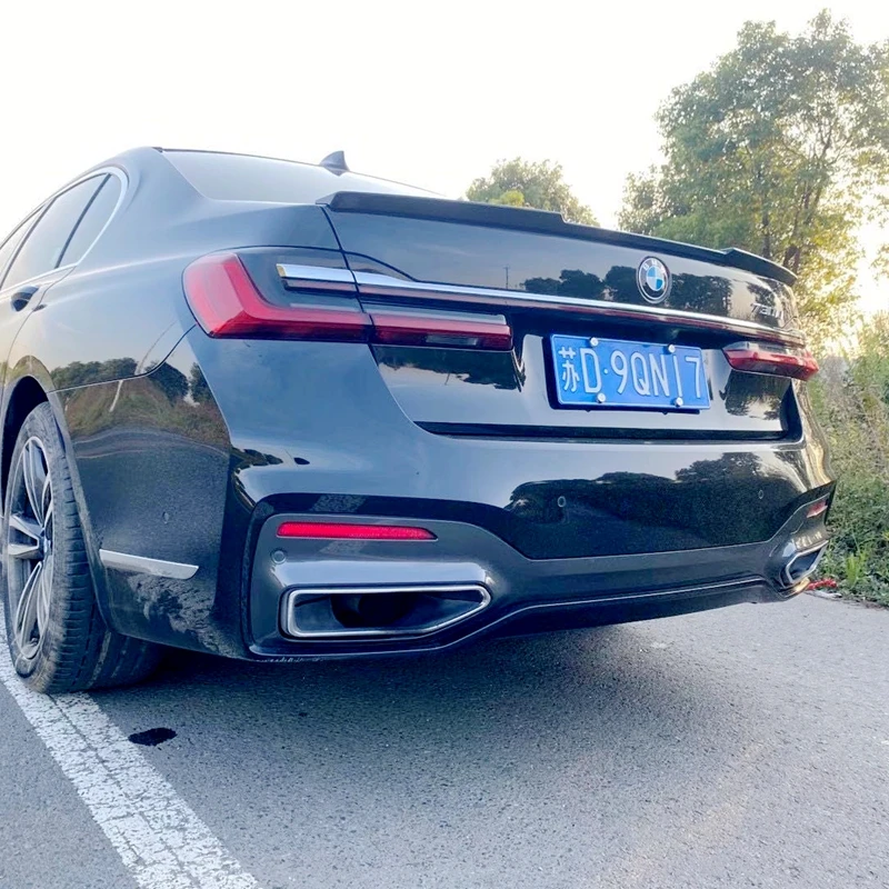 

For BMW 7 Series G11 G12 730 740 750 Spoiler 2019-2021 High Quality ABS Material V Style Car Wing Accessories Body Kit