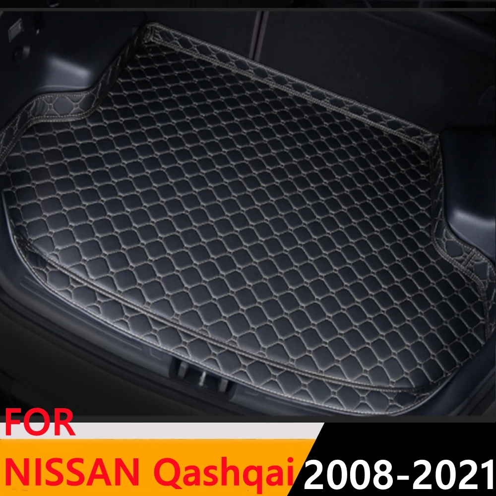 

Sinjayer Car Trunk Mat Waterproof AUTO Tail Boot Carpets High Side Cargo Carpet Pad Liner FIT For NISSAN Qashqai 2008 2009-2021