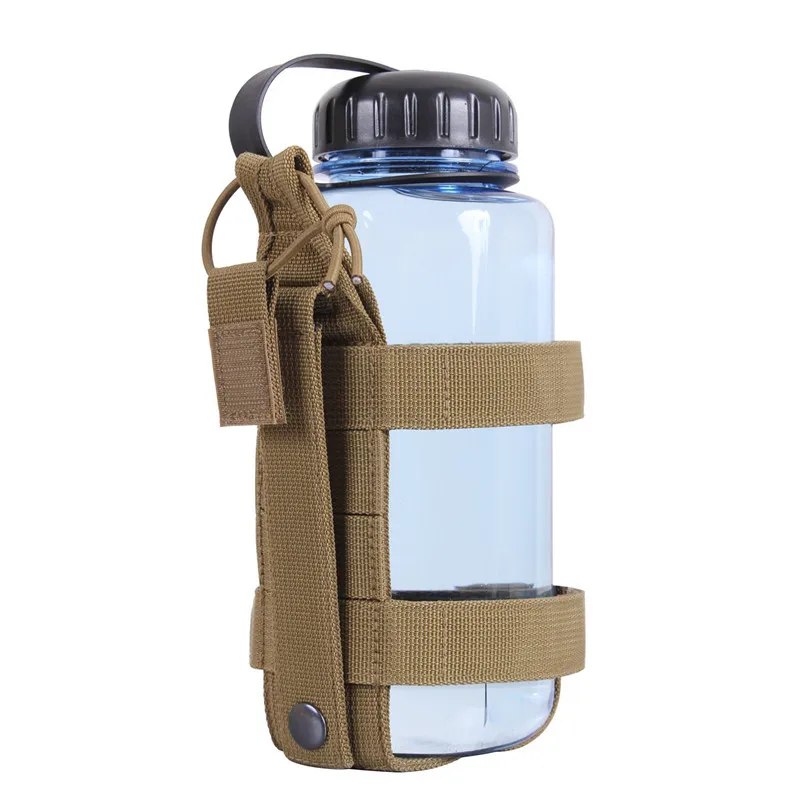 

Lightweight Bottle Carrier Adjustable Tactical Water Bottle Holder Molle Portable Belt Carrier For Outdoor Walking Running