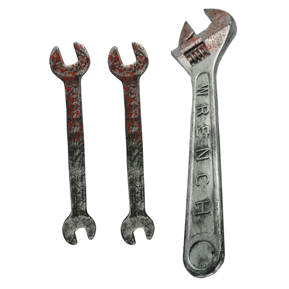 

Plastic Wrench Wrench Props Simulation Toys Decoration Halloween Tricky Playthings Party Supply Playhtings Toy's Kids