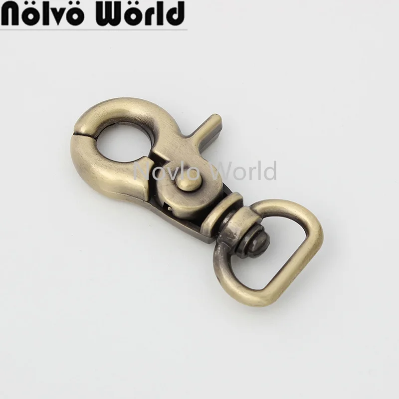 

50pieces 4 size 13-16-19-25mm medium metal trigger snap hook for purse bags connector clasp clips