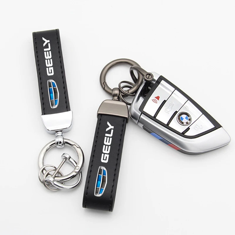 Высококачественный кожаный автомобильный брелок для ключей из искусственной