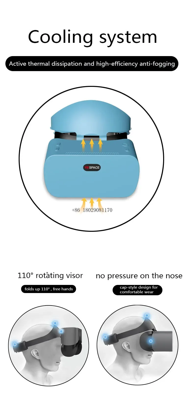 Очки OEM 2G + 16G 2K HD 3D VR гарнитура все в одном (не требует телефона) Аксессуары для