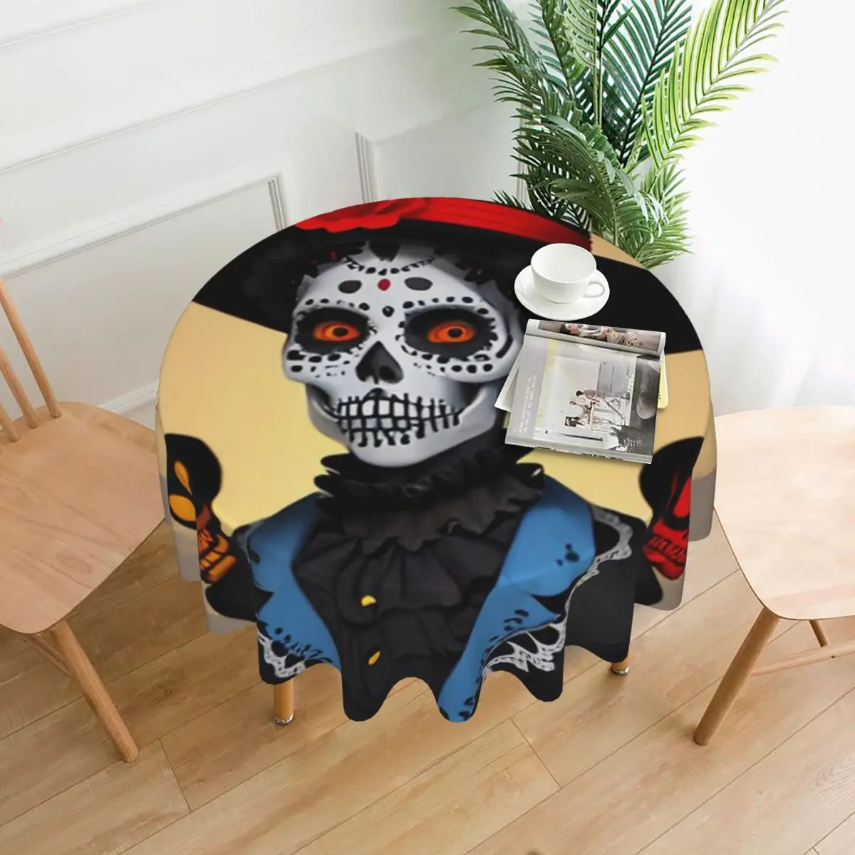 

Скатерть для одежды Catrina, диаметр 60 дюймов, 152 см, мягкий домашний декор, праздничный Декор