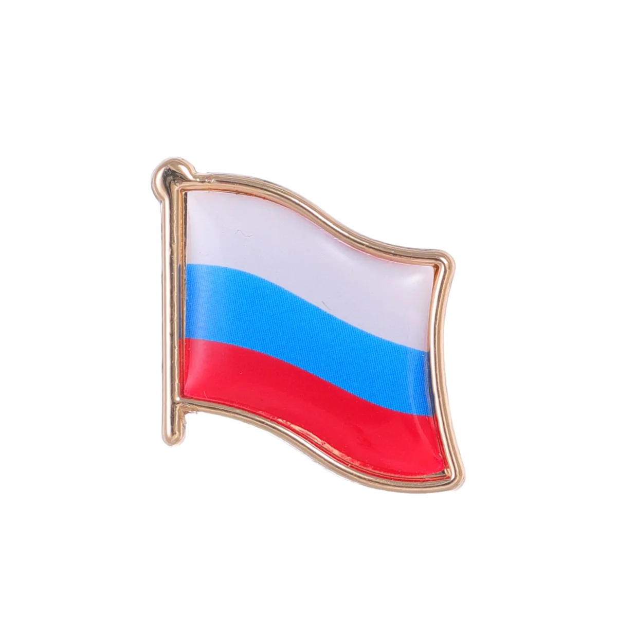 Фото Национальный флаг, значок-брошь ко Дню Победы России, трансграничный эпоксидный значок, значок-капля масла, мужские и женские значки. №1