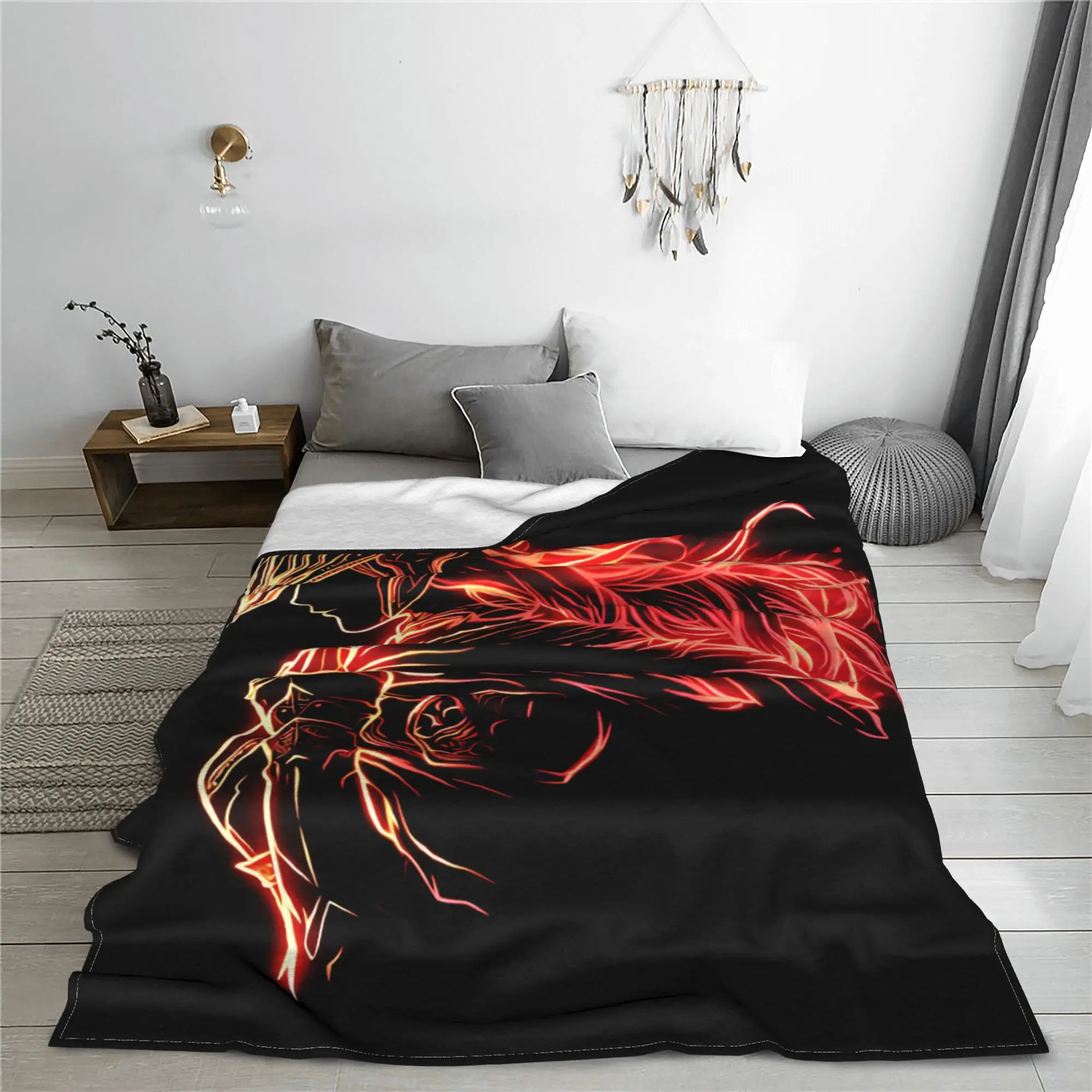 Одеяло с удлиненными кольцами покрывало богини маления Мерч ультрамягкое лезвие