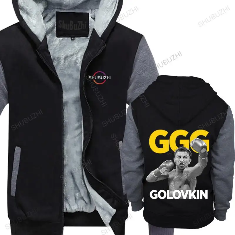 

NEW GGG GENNADY GOLOVKIN POSTER MEN'S BLACK USA SIZE thick hoodie EN1 Cotton High Quality Tops sweatshirt drop shipping