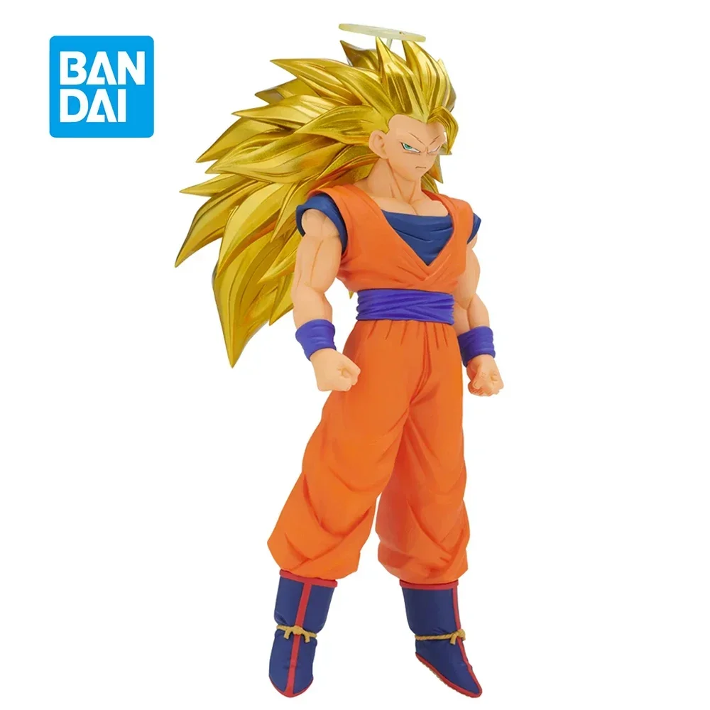 Оригинальные фигурки Bandai из крови сайянов Dragon Ball Z Сон Гоку SSJ3 коллекционные