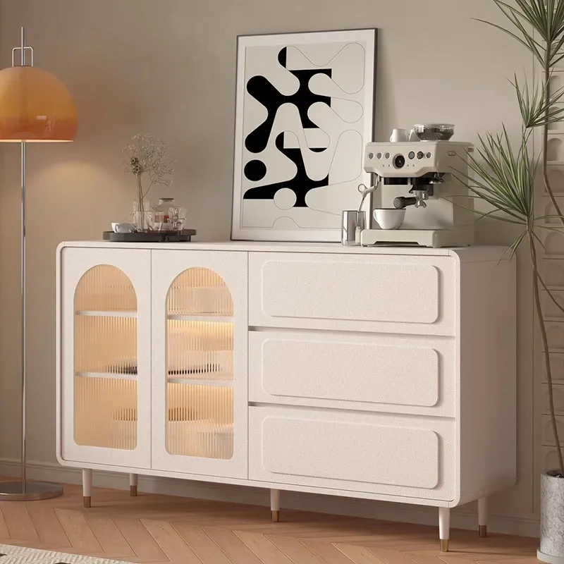 Шкаф для гостиной комод открытые шкафы ящик хранения ниша винтажная мебель