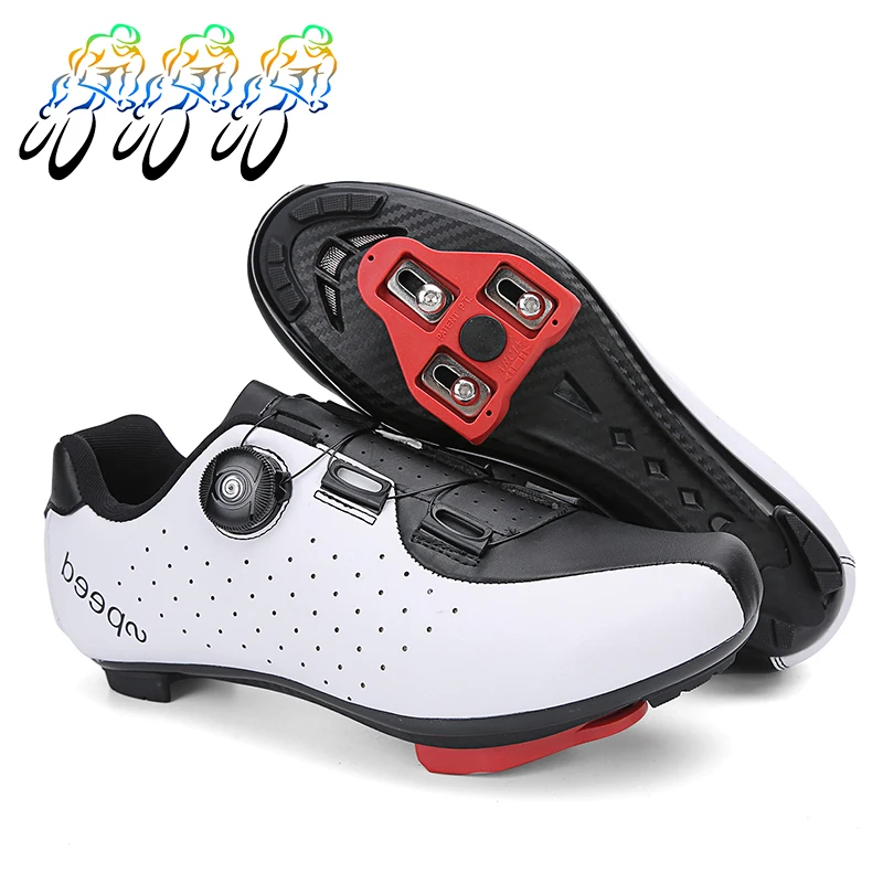 

Leisure Cycling Shoes Men's Lock-free Summer Professional Bicycle Breathable Hard Bottom Boost Roading Mountain Shoes For Women