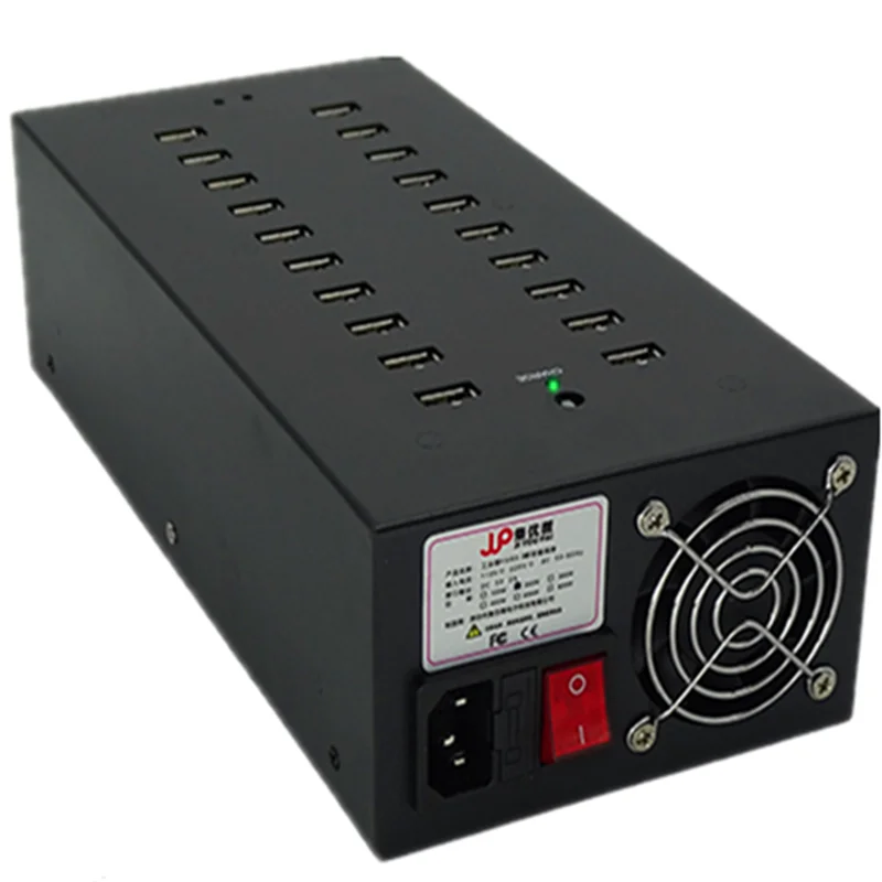 

Lorek Industrial Grade 2A 20 port usb smart hubs
