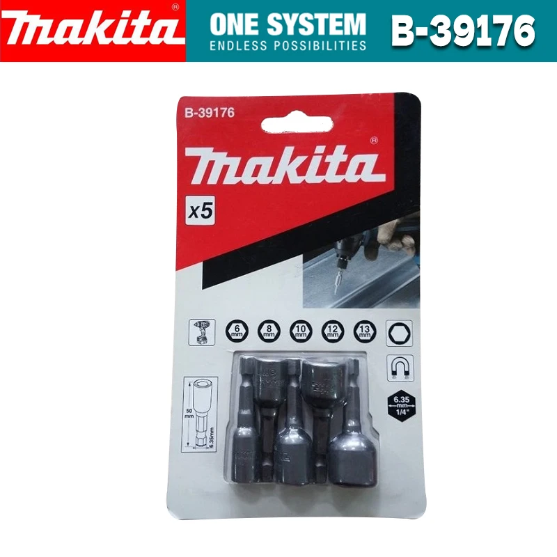 

MAKITA набор магнитных гаек 50 мм