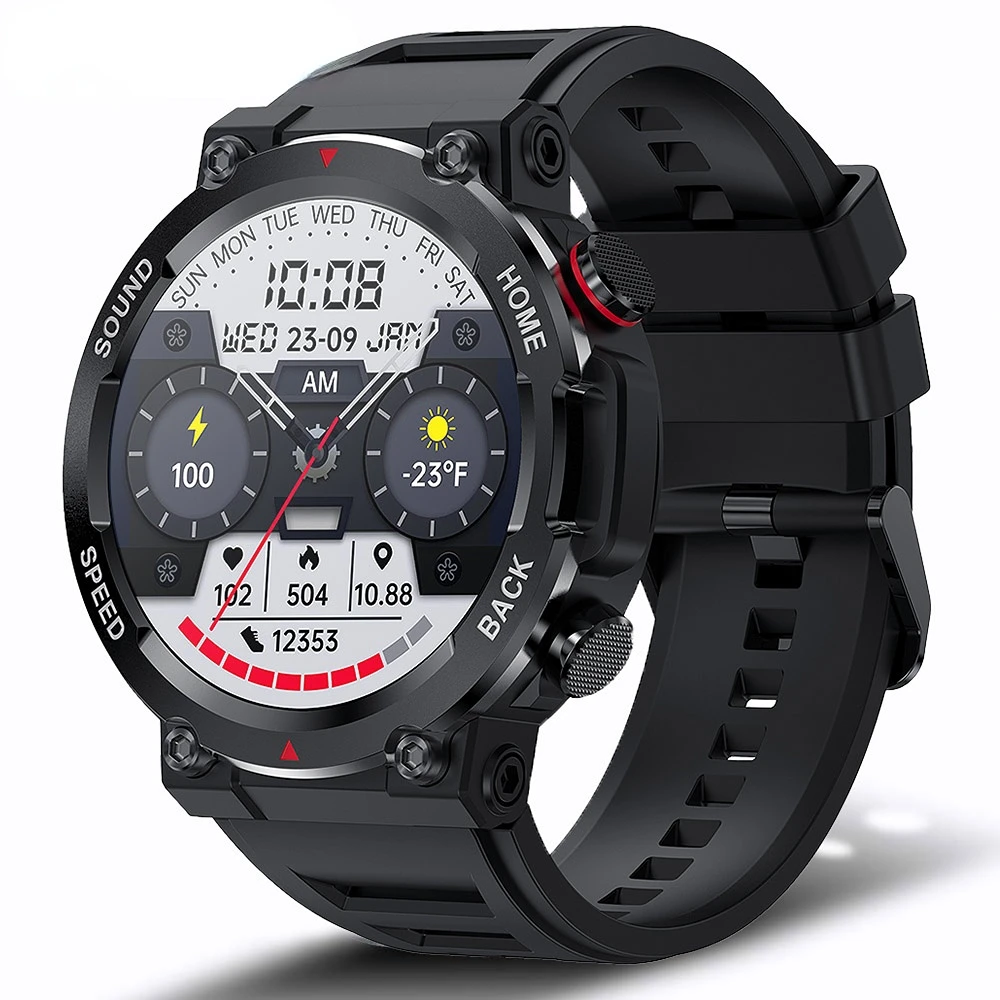 

Смарт-часы мужские водонепроницаемые с поддержкой Bluetooth, 400 мА · ч