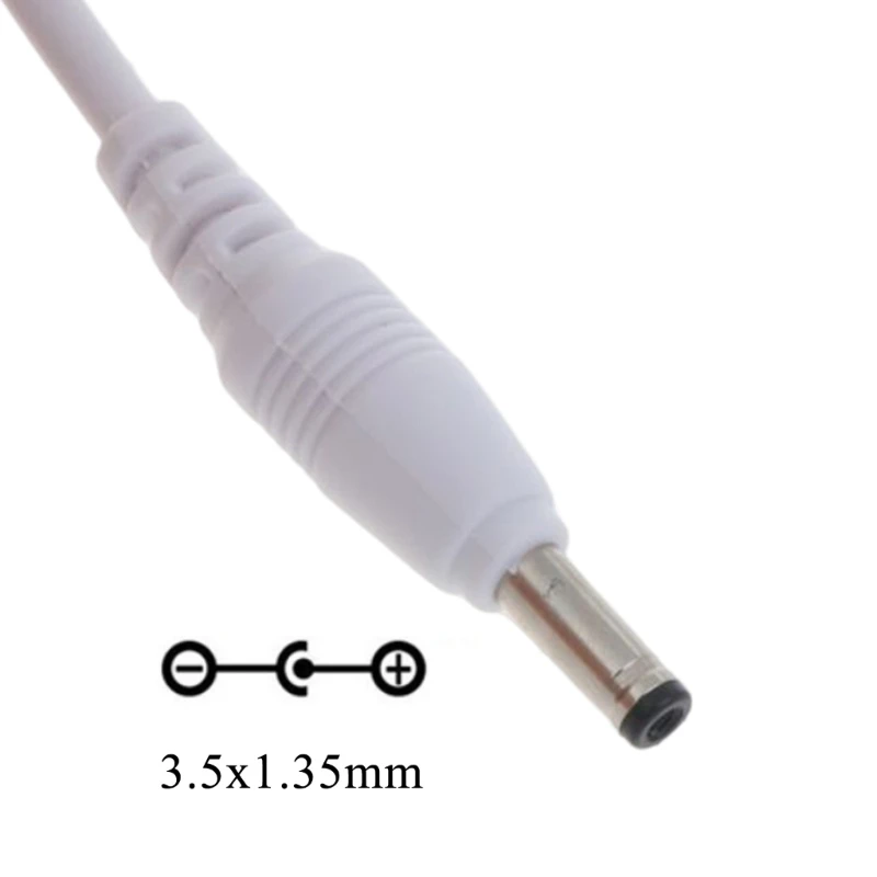 D0UA 1 м/2 м/3 м 5 В шнур питания USB к 3,5 мм x 1,35 мм адаптеру цилиндрического домкрата разъем зарядного кабеля штекер не поддерживает 12 напряжений