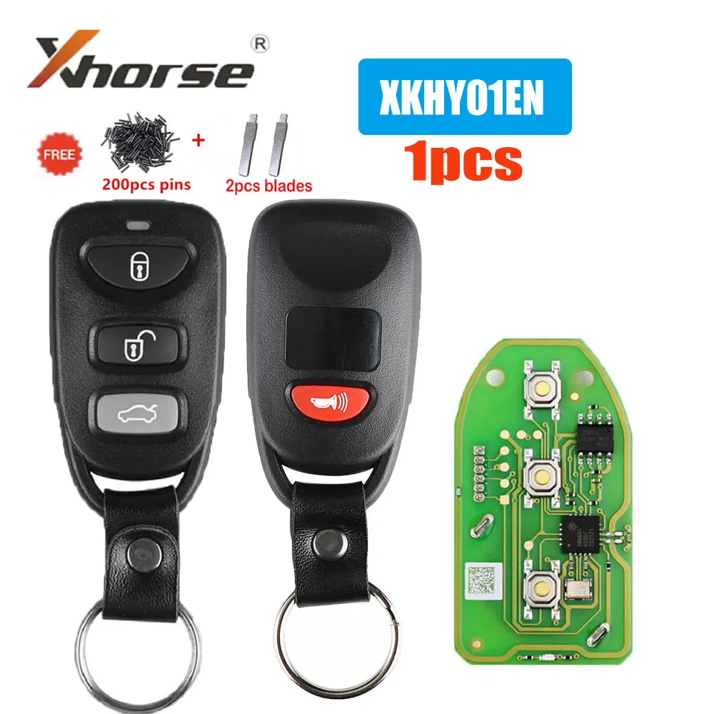 

1PCS Xhorse XKHY01EN Universal Wire Remote Key for Hyundai 3+1 Buttons Car Remote Control Key for Xhorse VVDI Key Tool Car Key