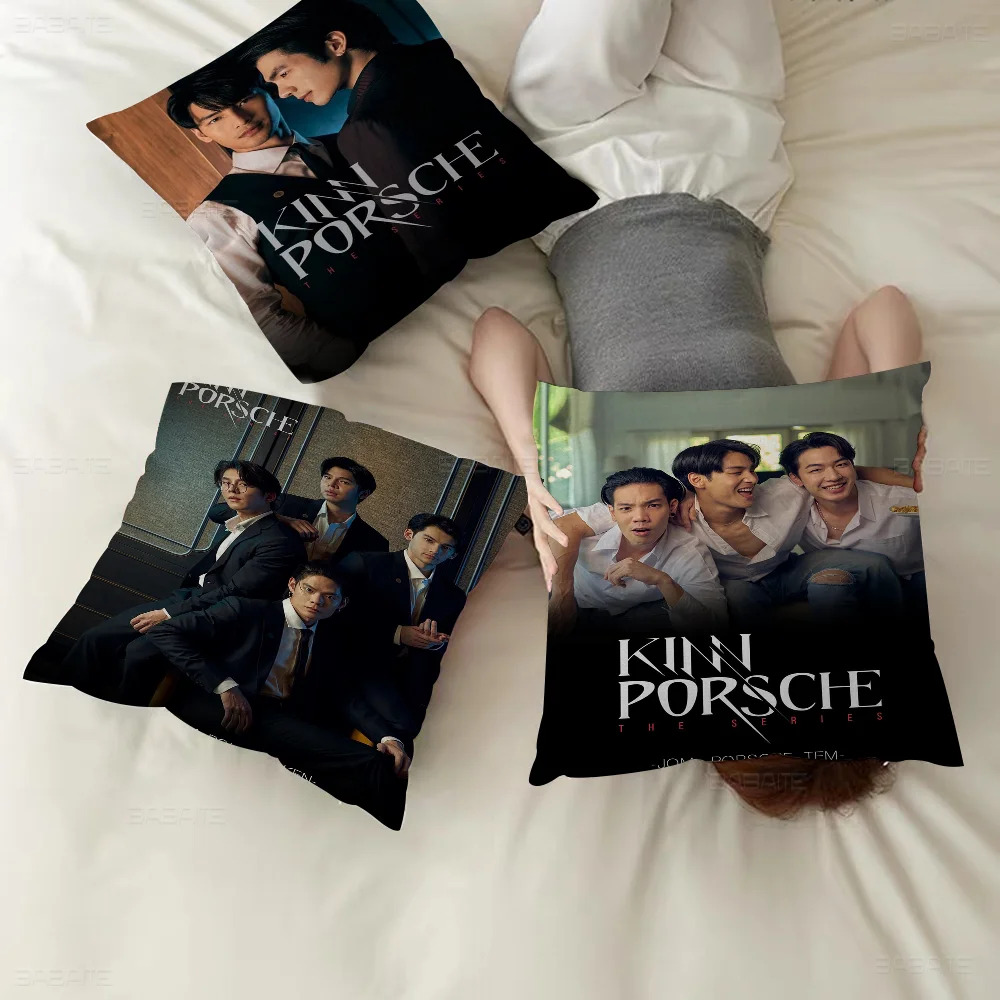 KinnPorsche The Series наволочки из фильма с героями мультфильмов декоративные домашние